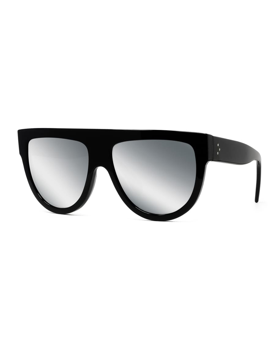 Celine flattop gradient shield sunglasses hotsell