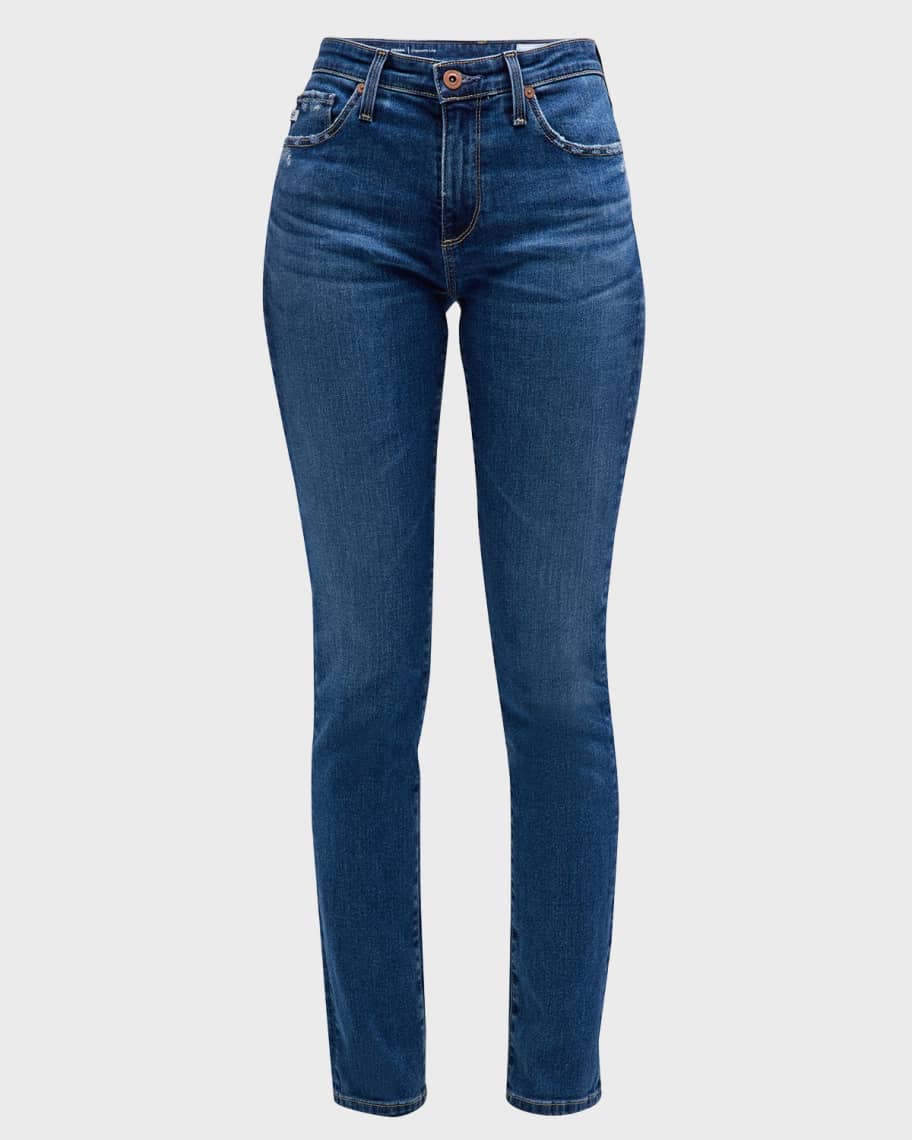 AG Jeans Prima Mid Rise Cigarette Jeans Neiman Marcus