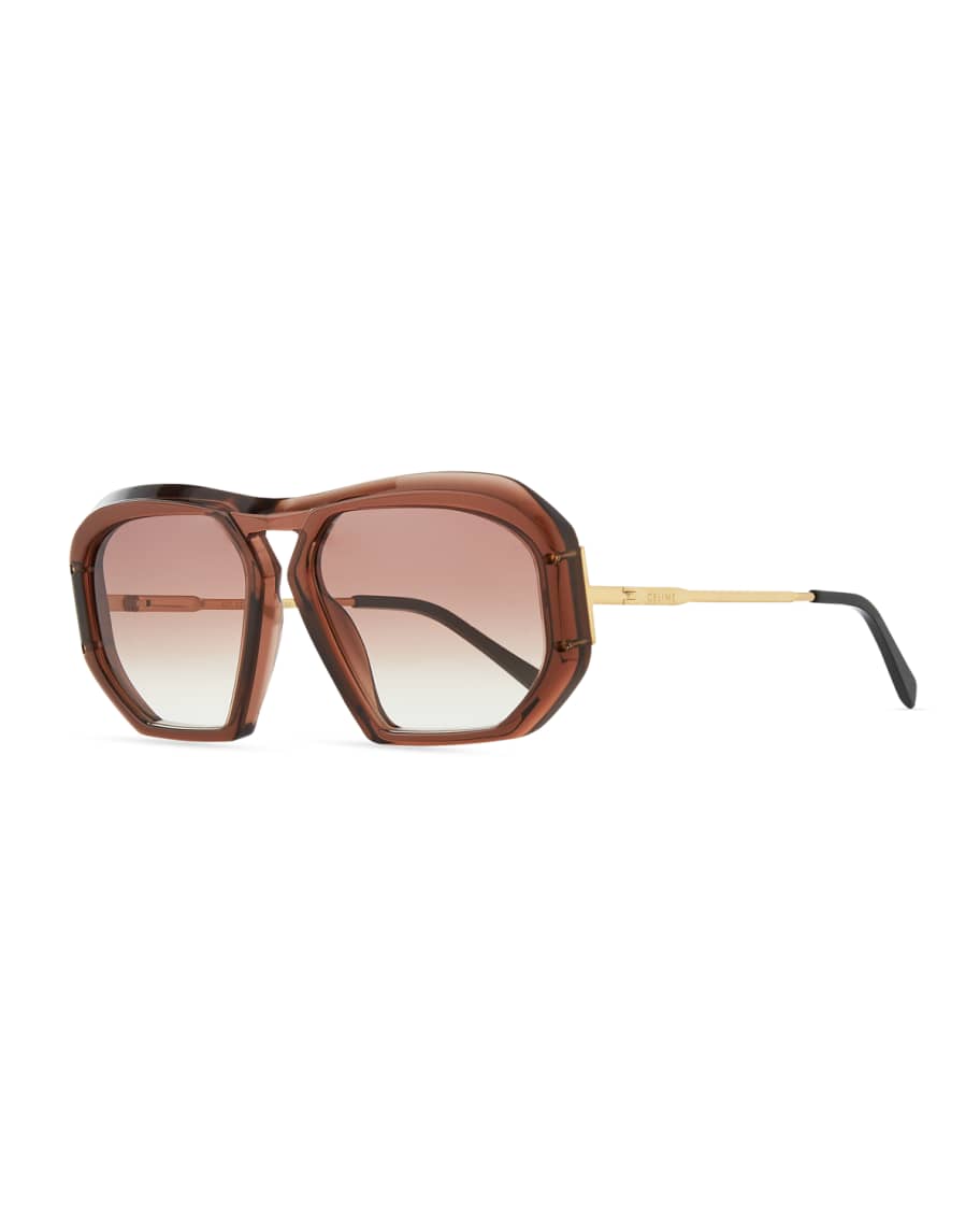 Celine Square Gradient Acetate Sunglasses Neiman Marcus
