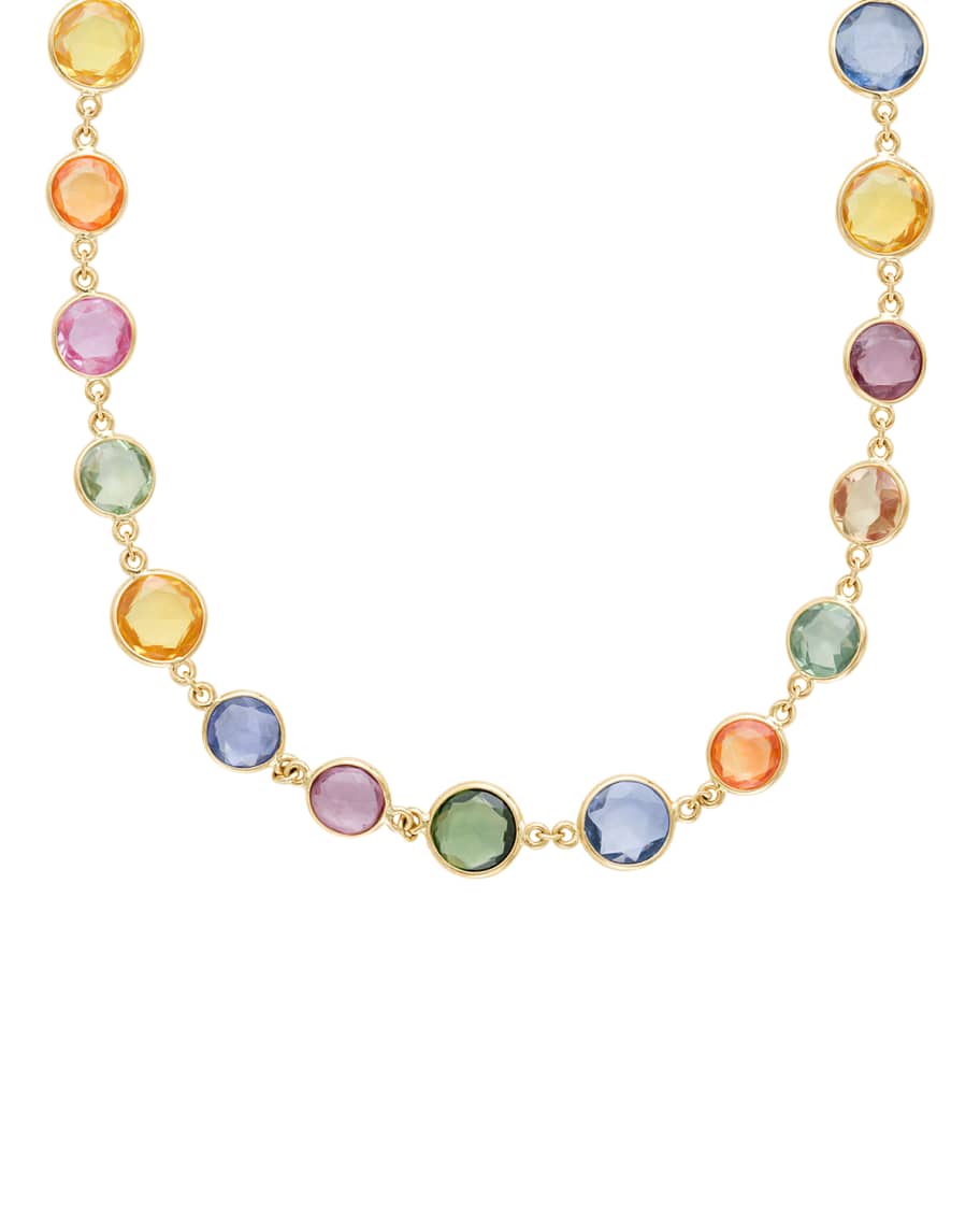Jamie Wolf Multicolor Sapphire Necklace | Neiman Marcus