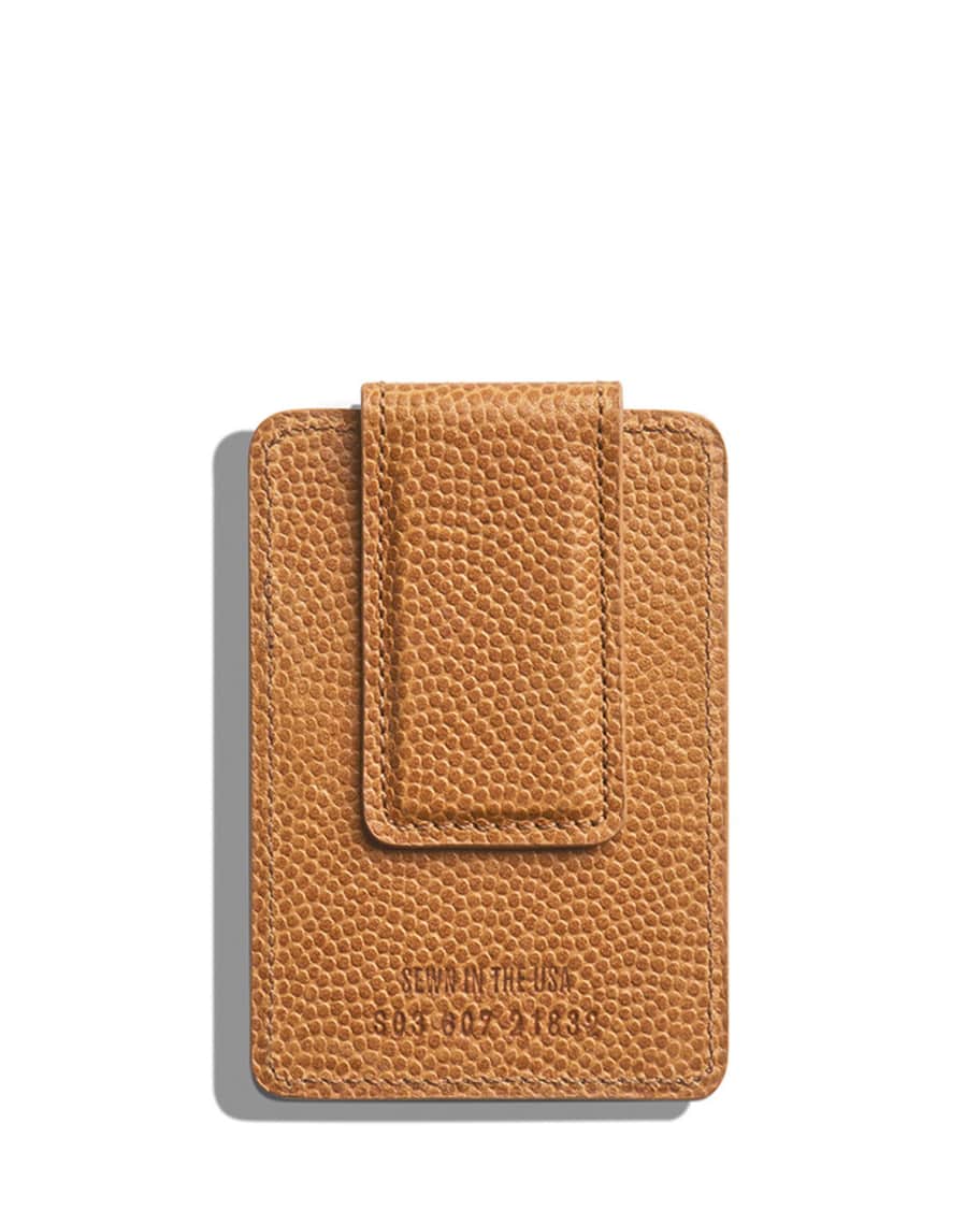 Shinola Men's Latigo Card Case with Magnetic Money Clip | Neiman Marcus