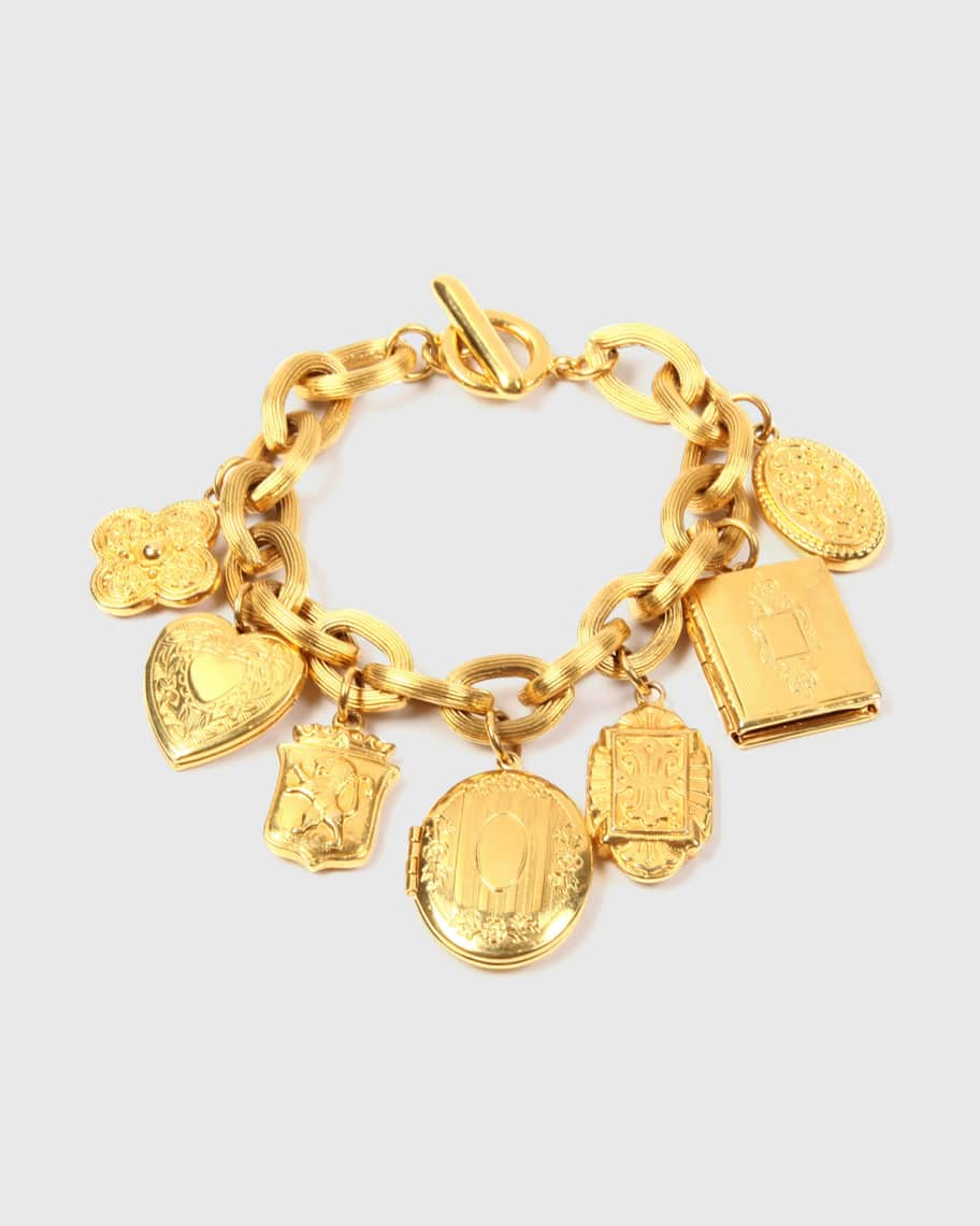 Ben-Amun Royal Locket Charm Bracelet