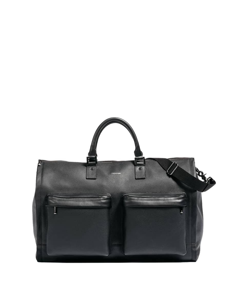 hook + Albert Leather Garment Weekender Bag | Neiman Marcus