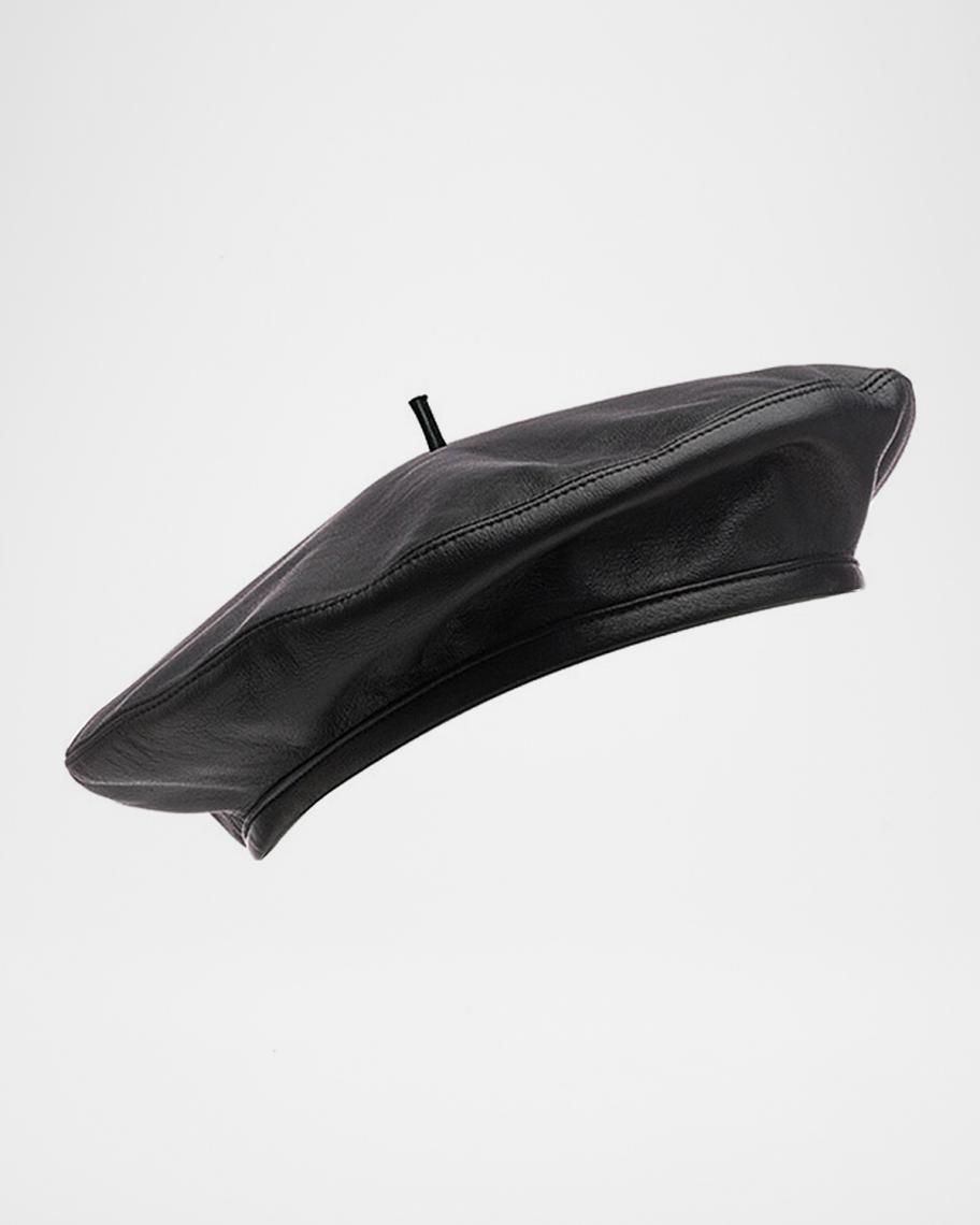 Eugenia Kim Carter Leather Beret | Neiman Marcus display picture 1
