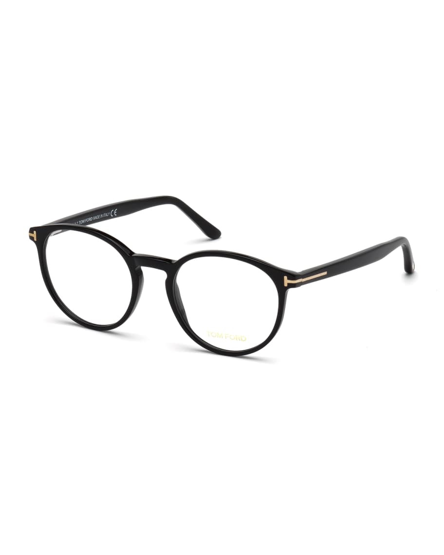 TOM FORD Men's Round Acetate Optical Glasses | Neiman Marcus