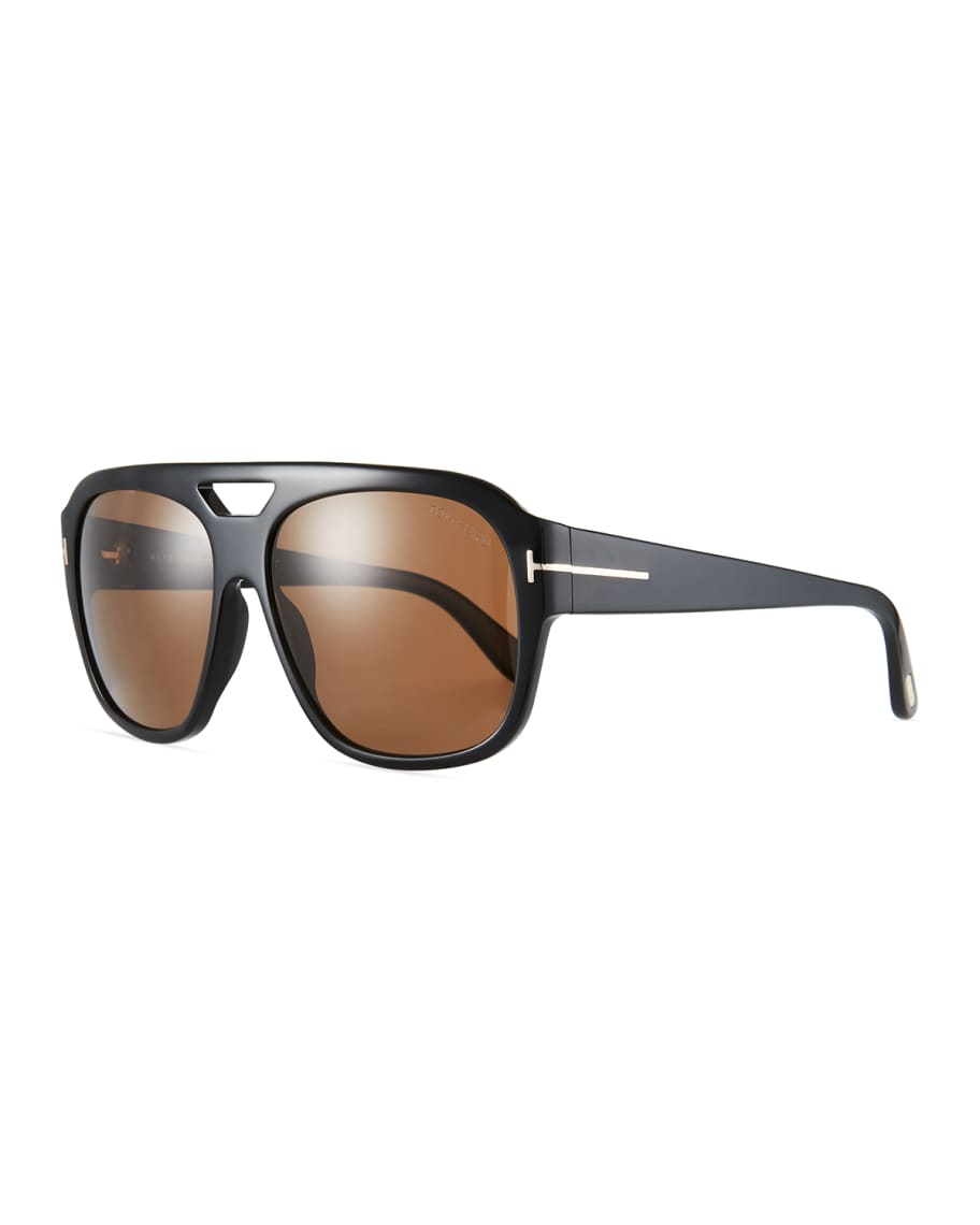 TOM FORD Men's Square Acetate Sunglasses | Neiman Marcus