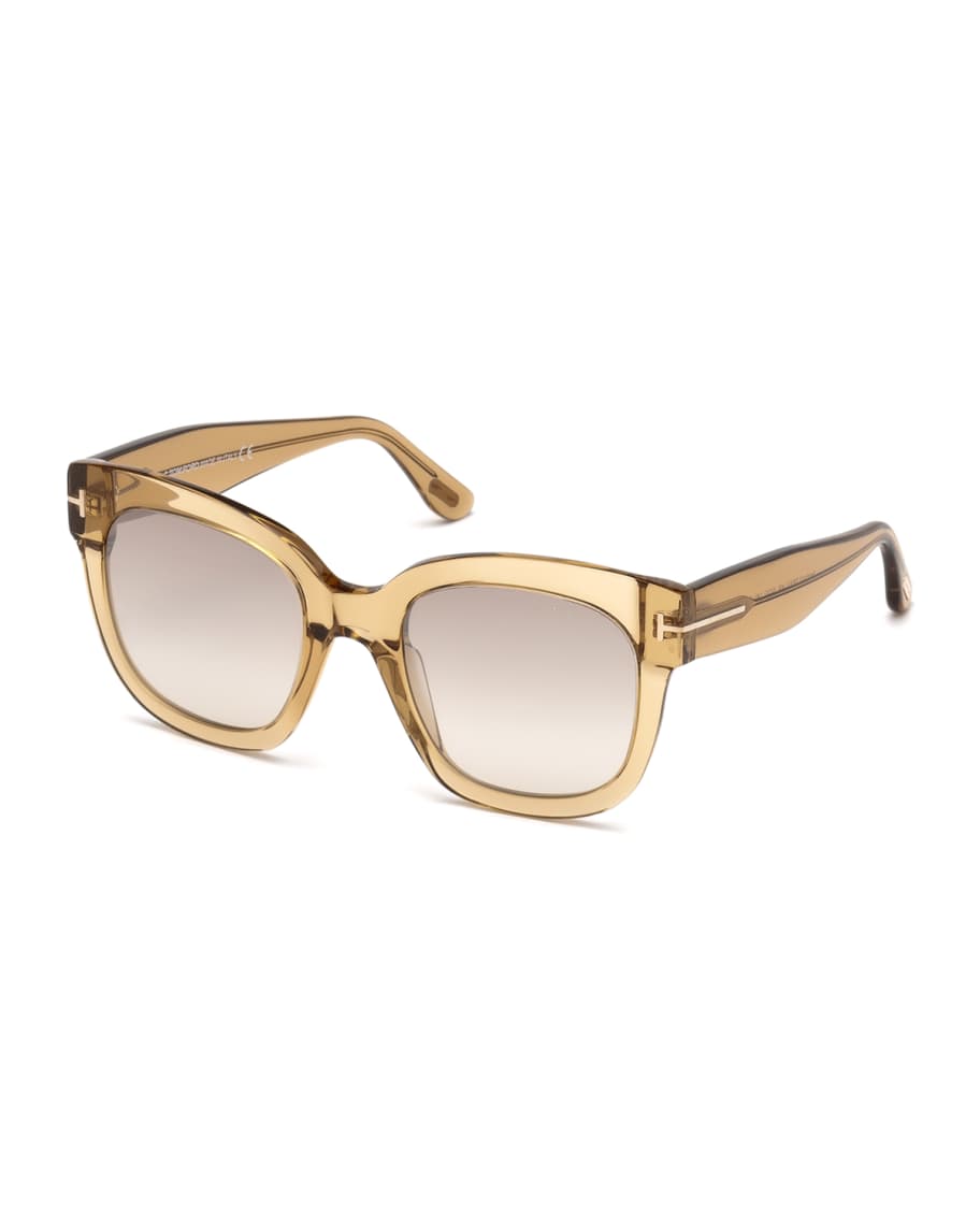 TOM FORD Beatrix Square Acetate Sunglasses | Neiman Marcus