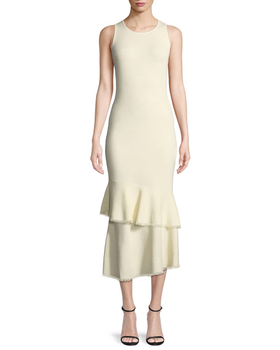 Theory nilimary prosecco midi dress on sale