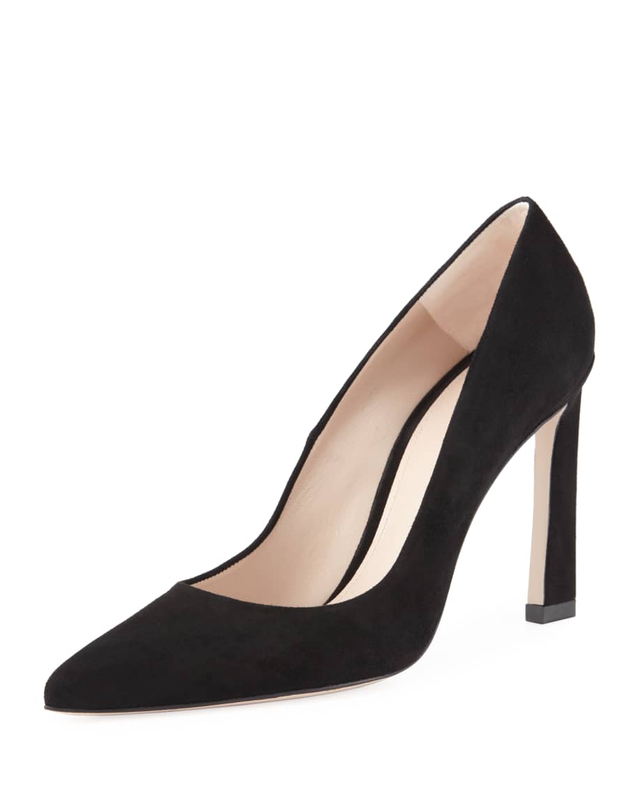 Stuart Weitzman Chicster Seda Suede Pump Neiman Marcus