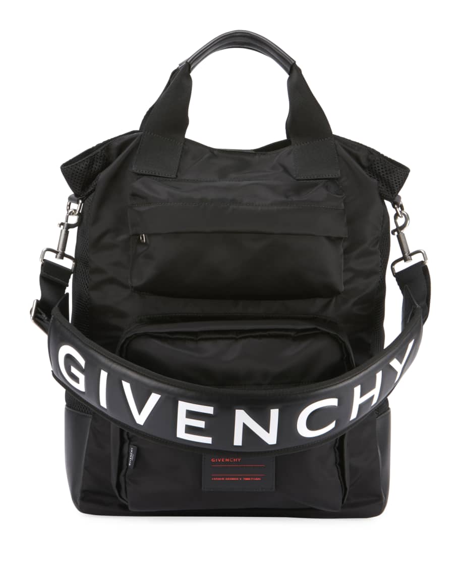 Givenchy Men's UT3 Nylon Tote Bag | Neiman Marcus