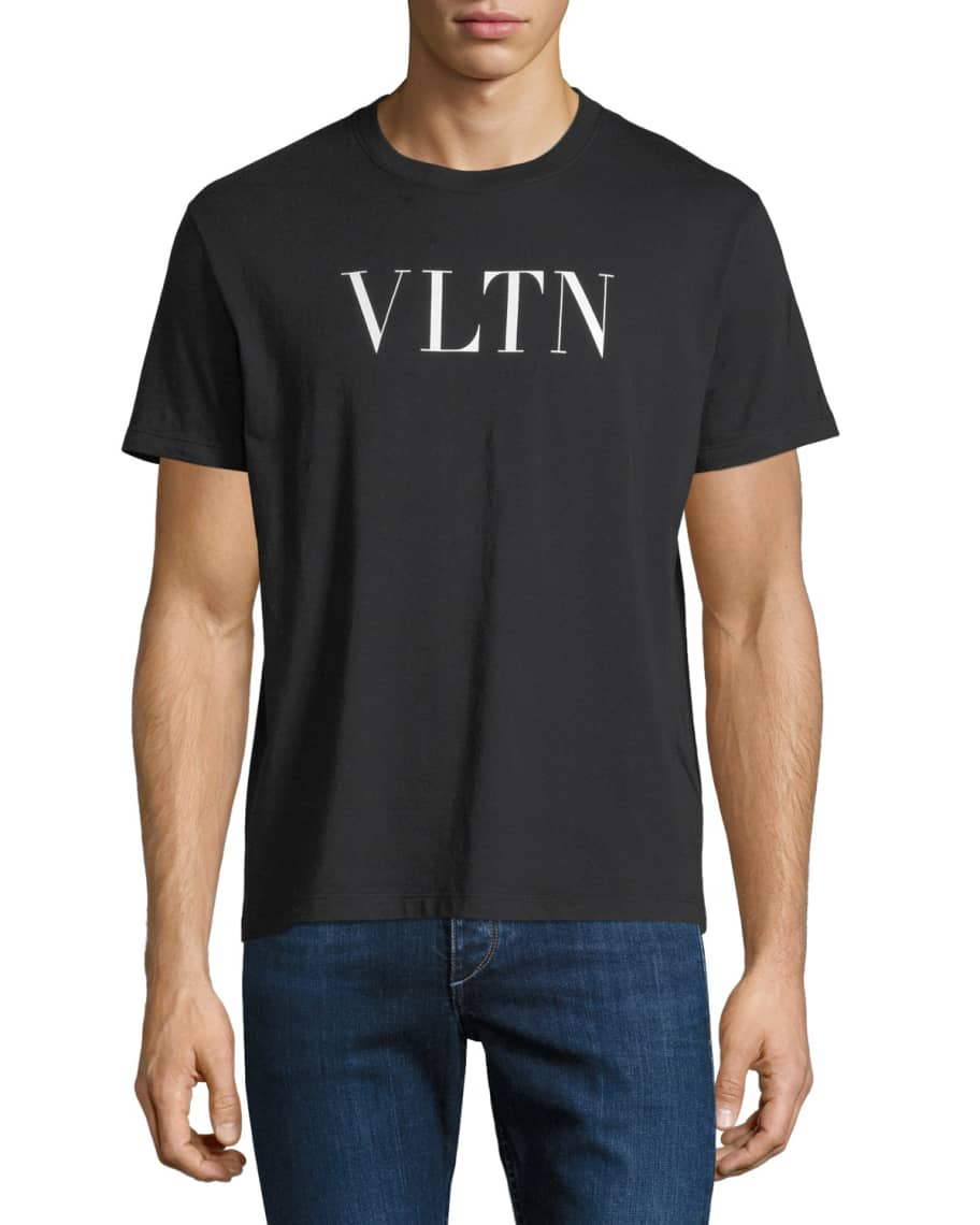 Valentino Men's Vltn Print Crewneck T-Shirt