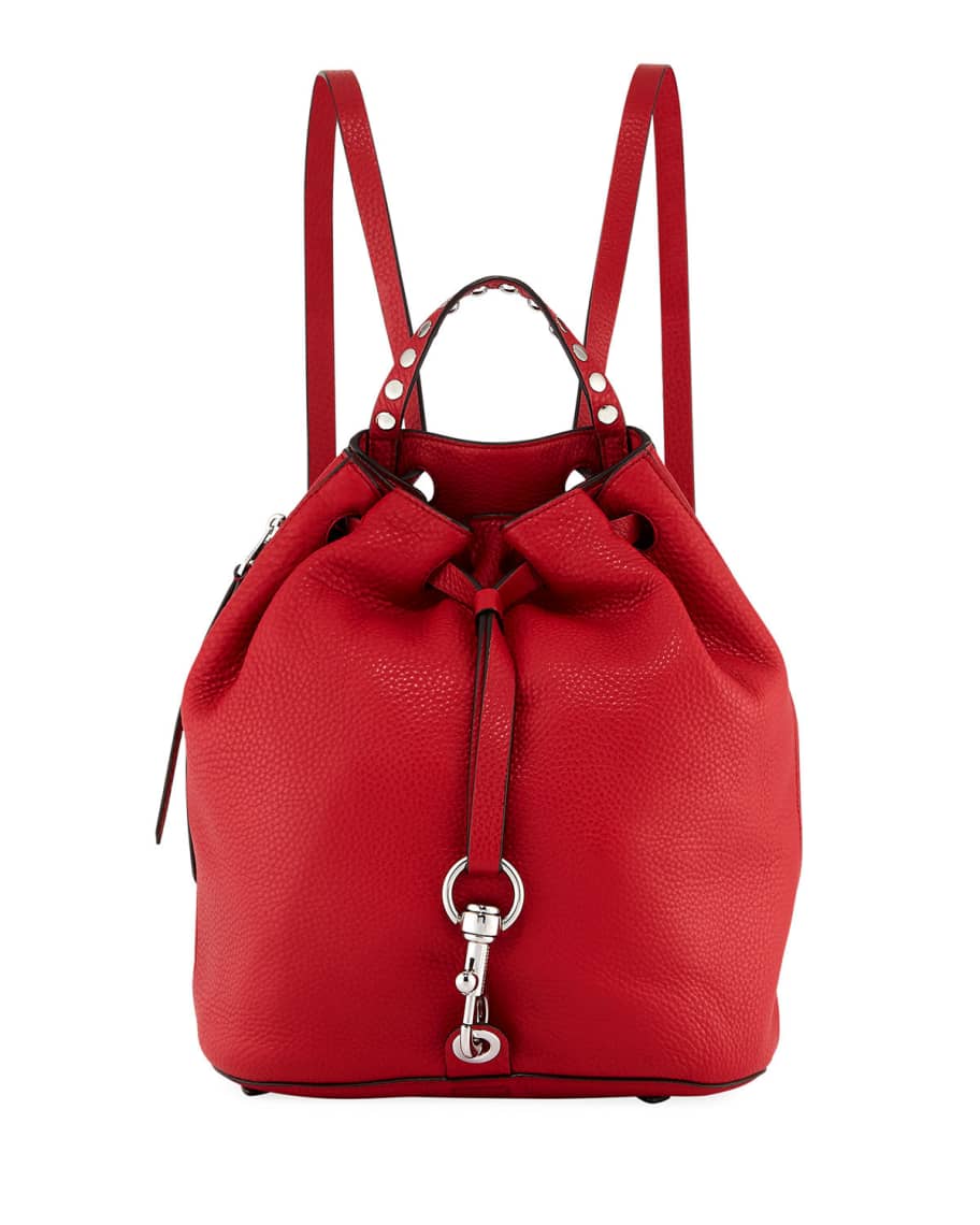 Rebecca Minkoff Blythe Leather Drawstring Backpack Bag | Neiman Marcus