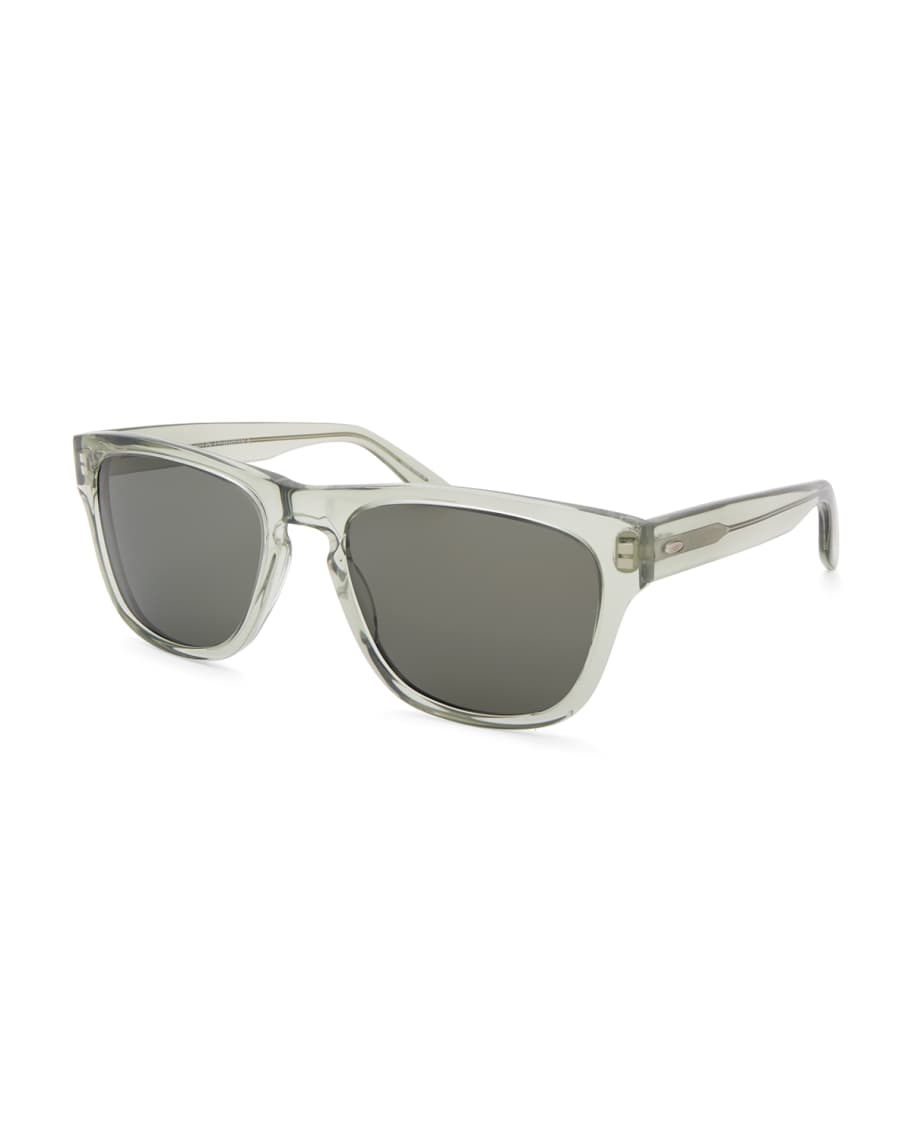 Barton Perreira Men's Bunker Plastic Square Sunglasses | Neiman Marcus