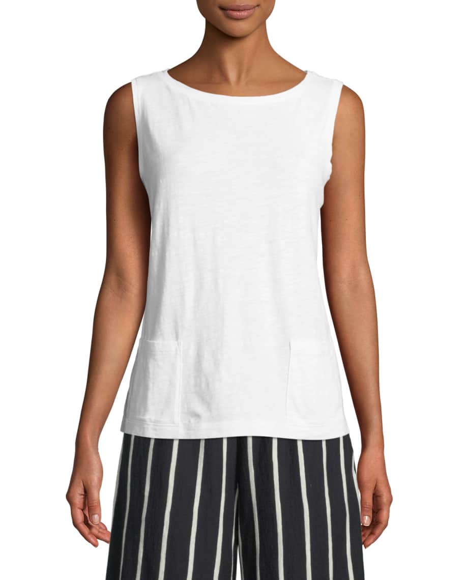 Eileen fisher slubby organic cotton jersey 2025