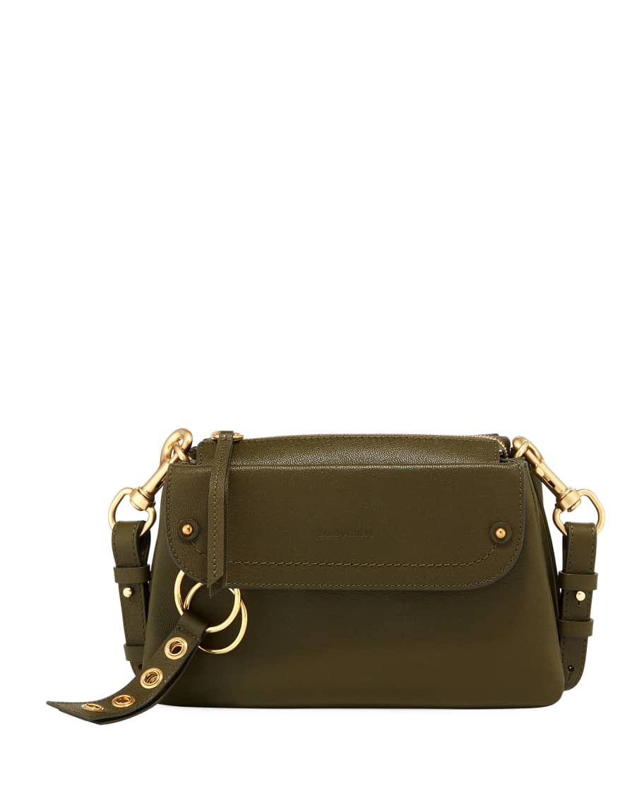 See by Chloe Phil Pebbled Leather Shoulder Bag | Neiman Marcus