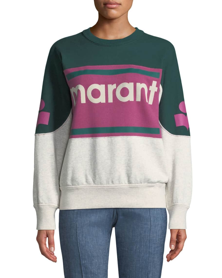 Isabel Marant Gallian Colorblock Sweatshirt | Neiman