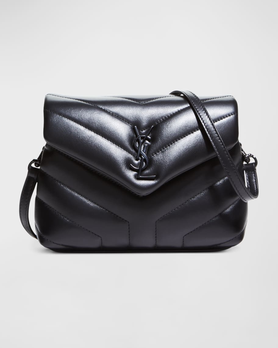 Saint Laurent Loulou Toy YSL Quilted Calfskin Flap Shoulder Bag ...