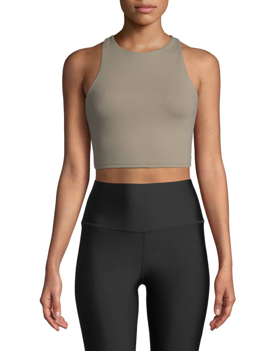 トップス [ayu.f] Alo Yoga High Neck Bra Alo Yoga Seamless Delight High-Neck Sports Bra - Bergdorf Goodman