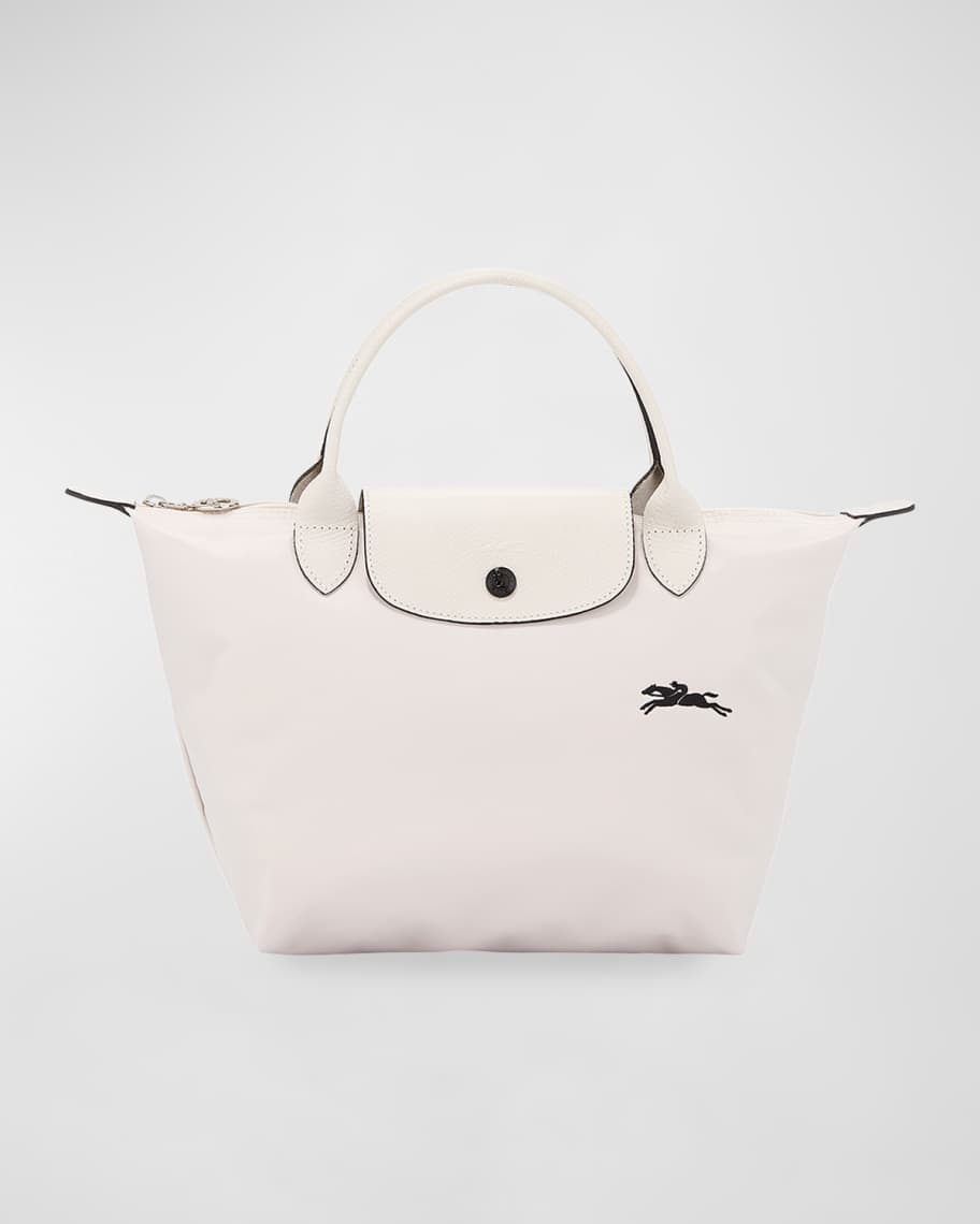 Longchamp Le Pliage Club Small Shoulder Tote In Pink/silver