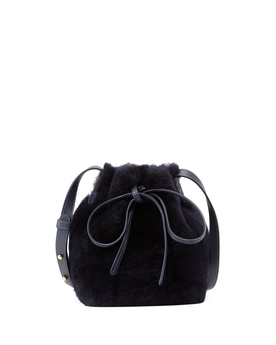 Mansur gavriel shearling bucket bag deals