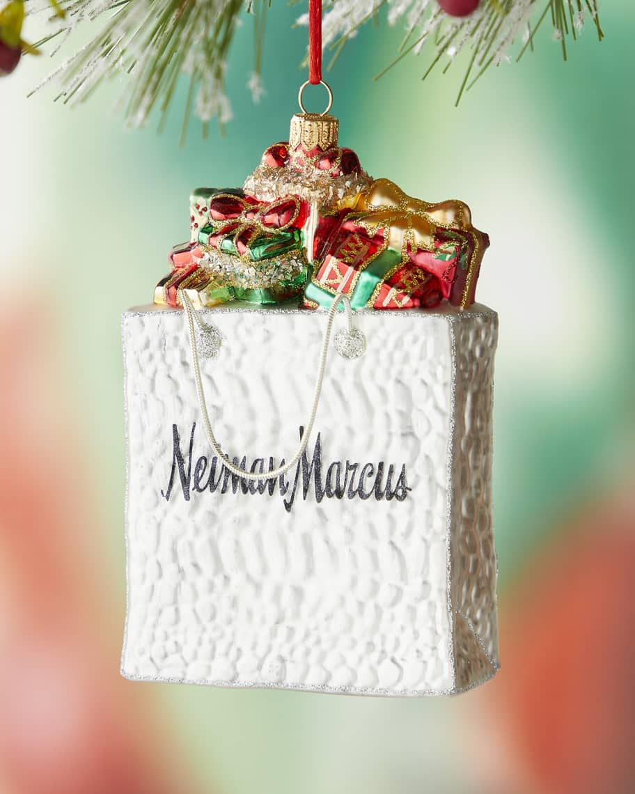 Neiman Marcus 2021 Annual Edition NM Shopping Bag Christmas Ornament
