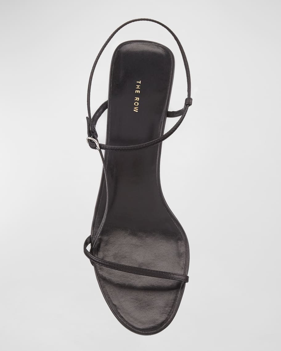 the row bare satin sandals
