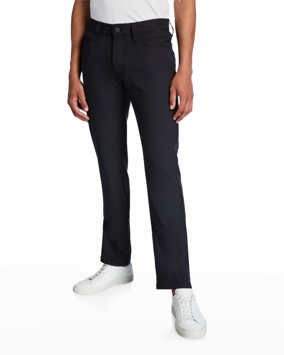 Emporio Armani Men's J15 Techno-Stretch Straight-Leg Pants