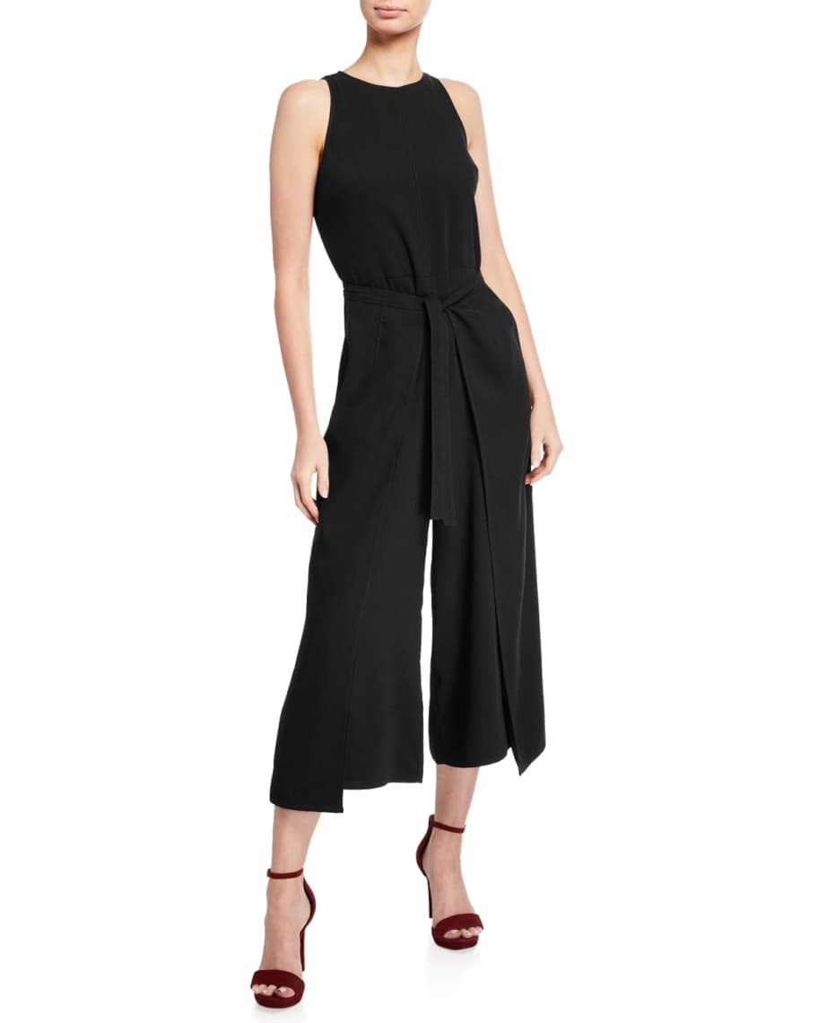 Joie Mairead Sleeveless Split-Leg Jumpsuit | Neiman Marcus