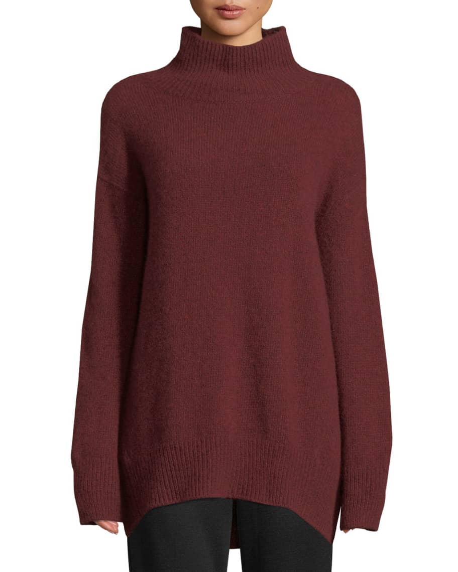 Vince Oversized Turtleneck Cashmere Sweater Neiman Marcus