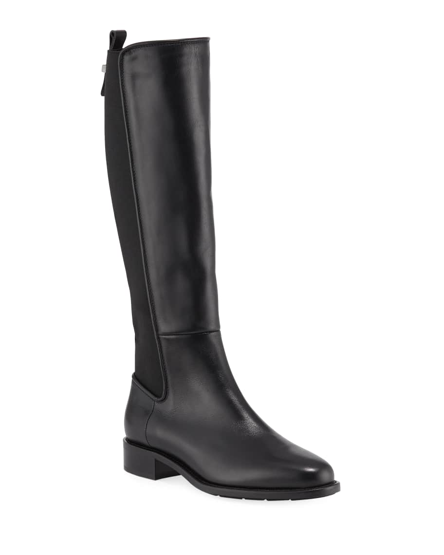 Aquatalia Nastia Tall Leather Riding Boots | Neiman Marcus