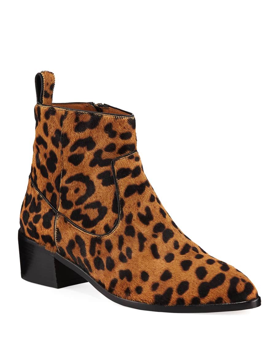 Veronica beard leopard boots online