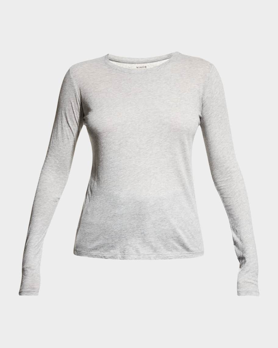 ヴィンス Vince Long Sleeve Pullover レディース シャツ トップス Smokey Quartz Women's Vince Long Sleeve Pullover | Zappos.com