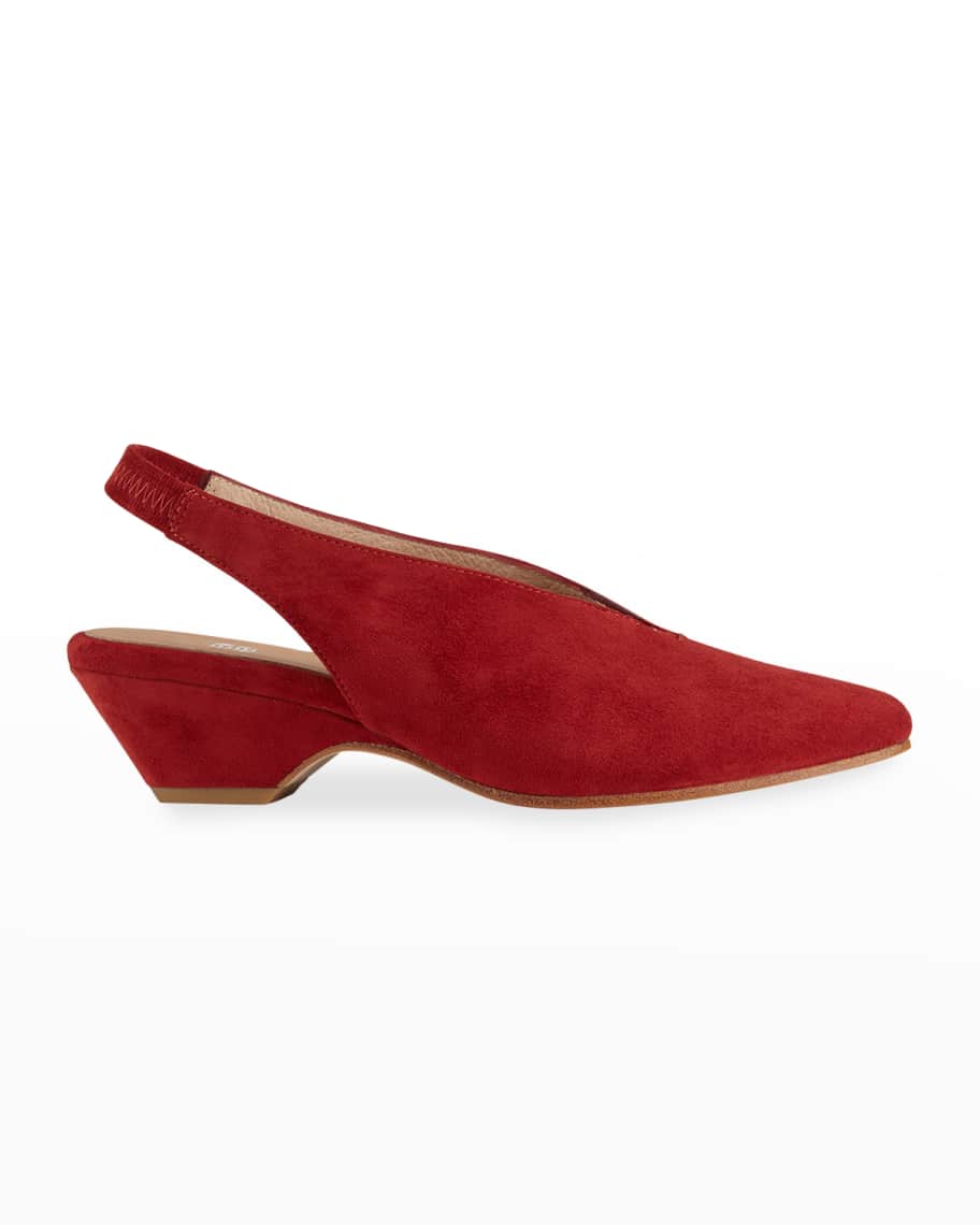 Eileen fisher clearance gatwick suede slingback