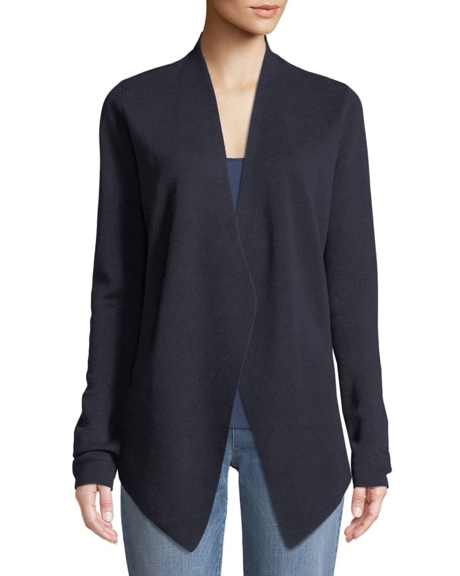 Eileen fisher angle front cardigan store