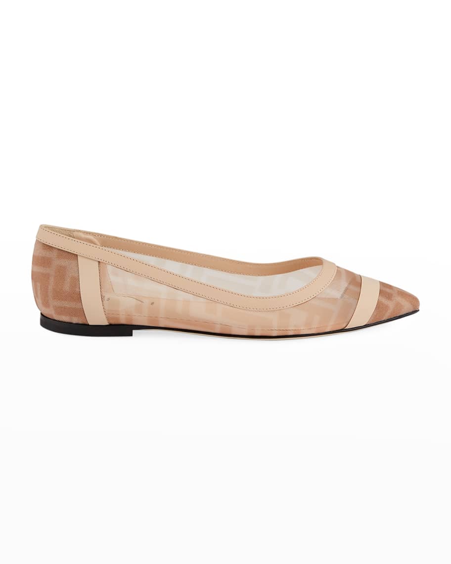 Fendi deals mesh flats