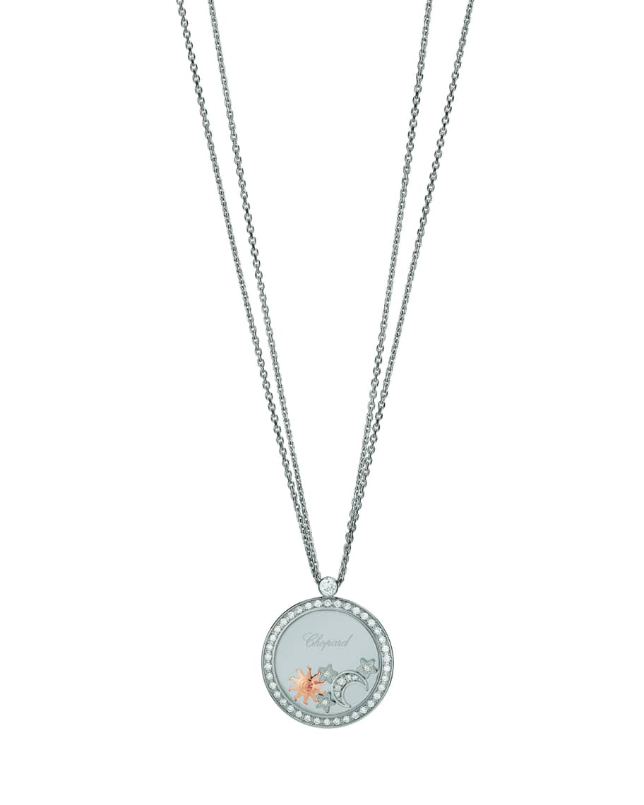 Chopard 18k Gold & Diamond 'Happy Sun' Necklace