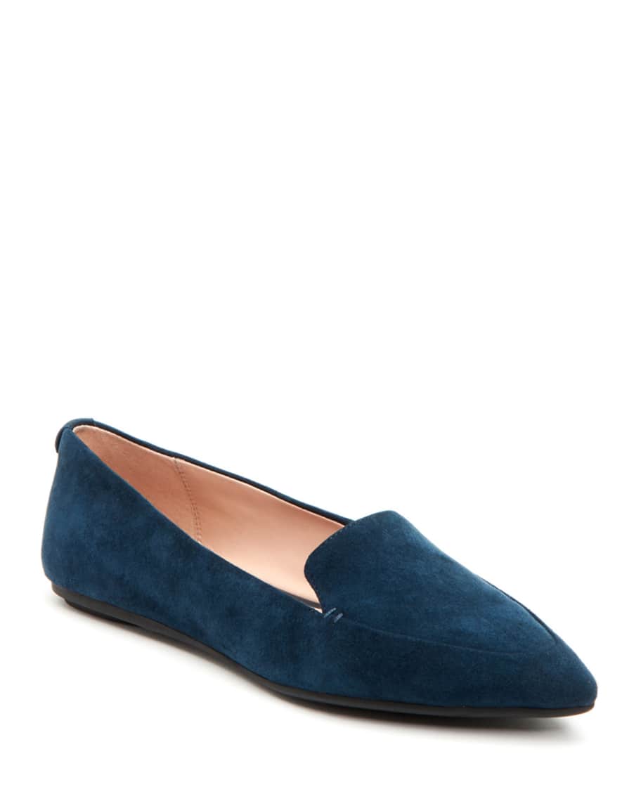 Taryn rose faye suede flat loafers sales