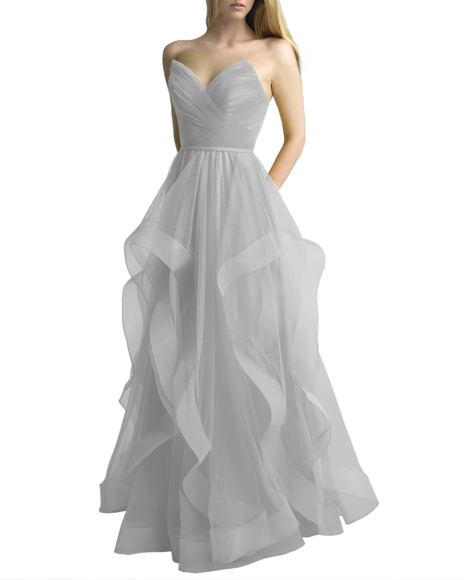 cascading tulle skirt