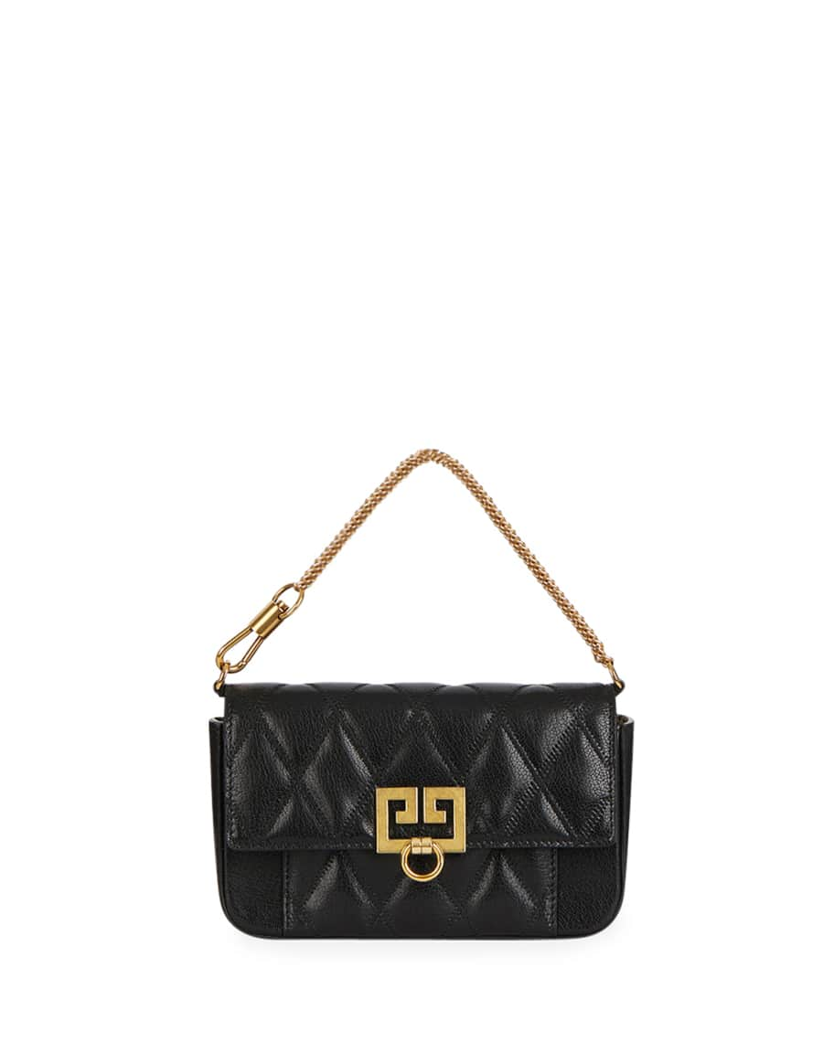 Givenchy Pocket Mini Pouch Convertible Clutch/Belt Bag - Golden ...