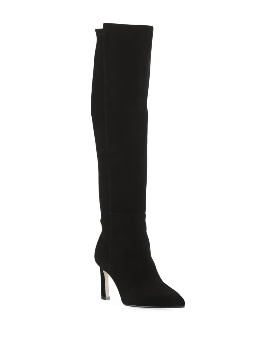 Stuart weitzman demi shop 75mm leather knee boots