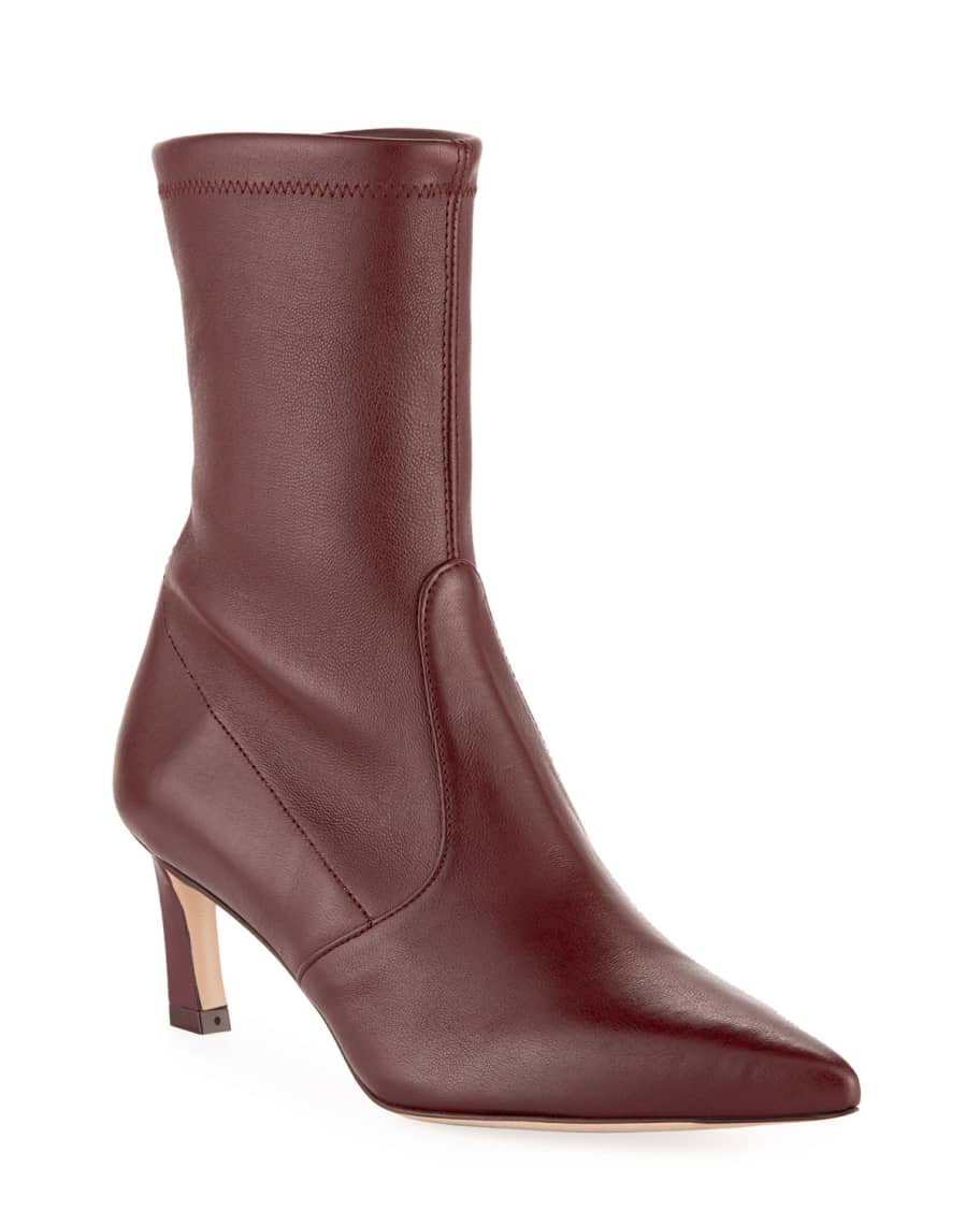 Stuart Weitzman Rapture 55mm Lush Napa Sock Bootie Neiman Marcus