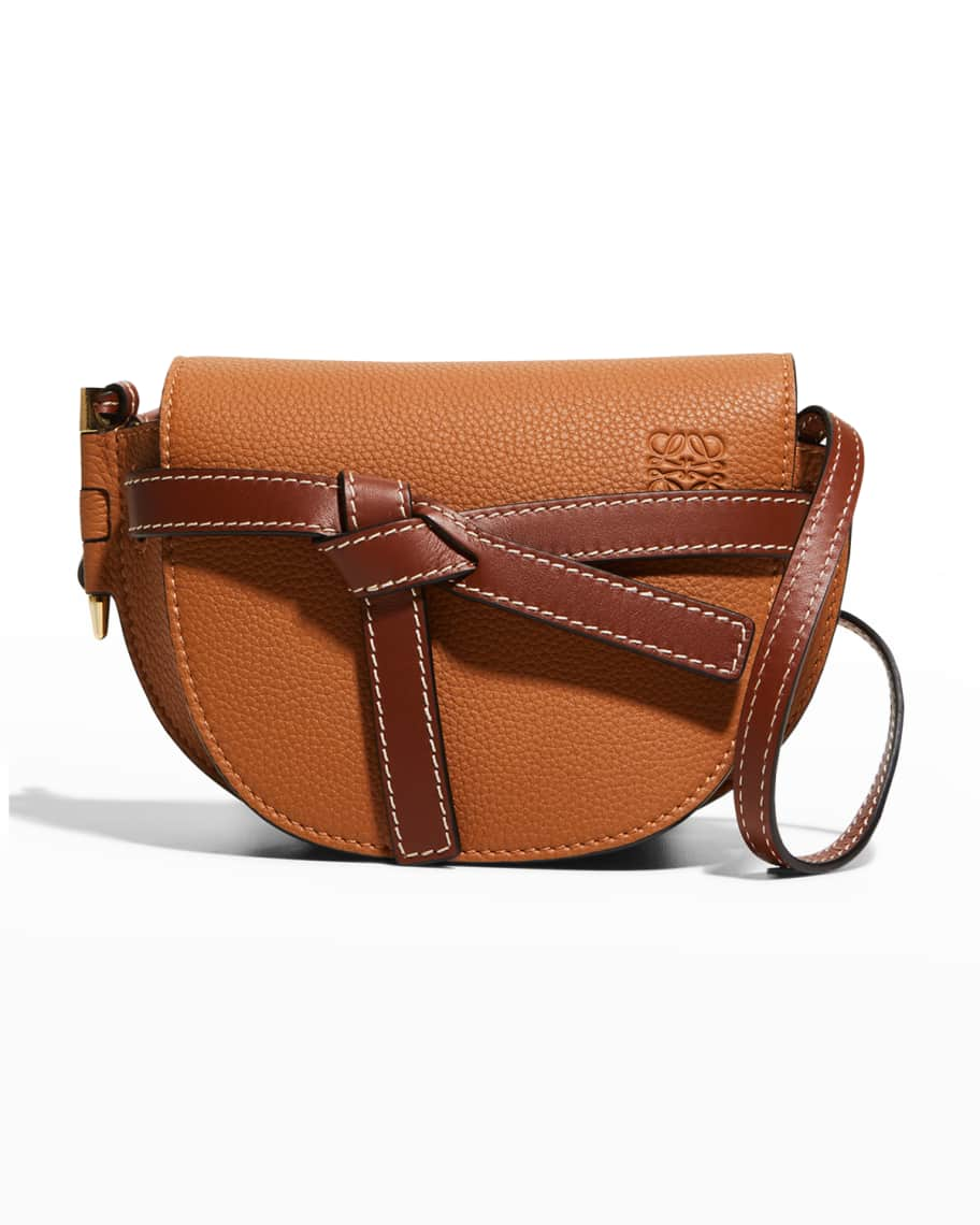 Loewe Gate Handle Bucket Bag in Brown