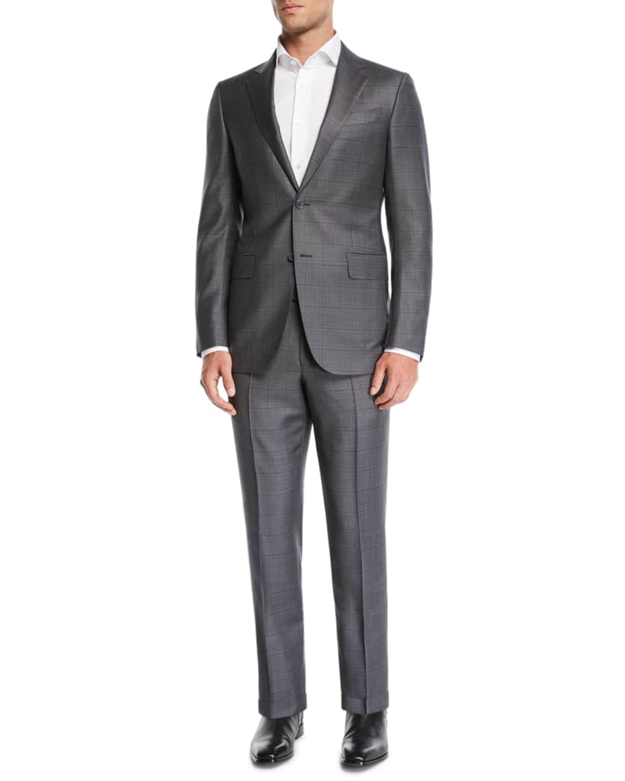 ZEGNA Men's Two-Piece Wool Trofeo Suit | Neiman Marcus