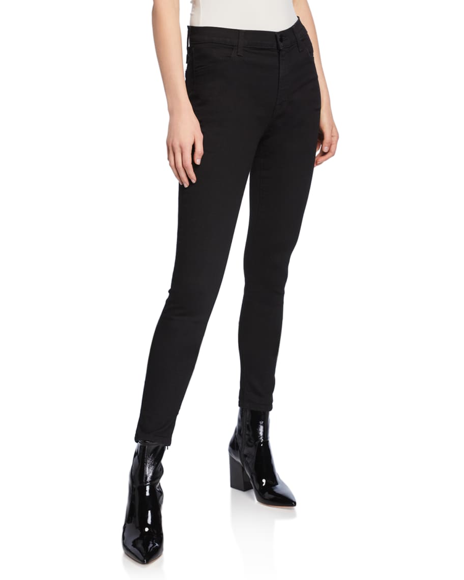 J Brand Maria Photo Ready Thunderhead High Rise Skinny Jeans