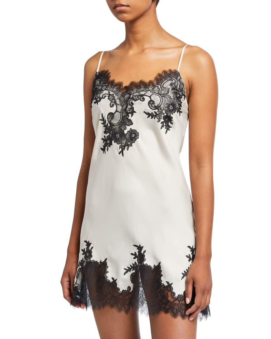 Natori Lamour Lace Trim Chemise Neiman Marcus 6852