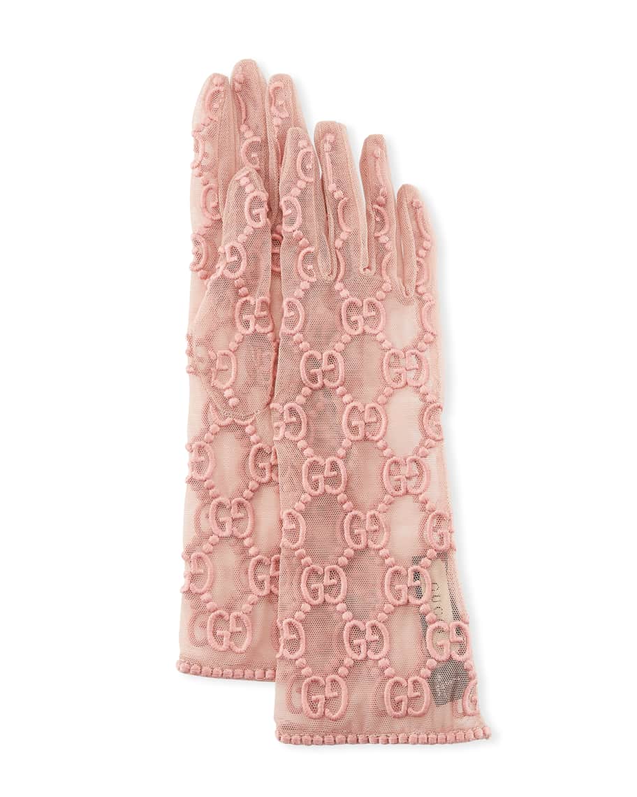 Gucci pink gloves Clearance