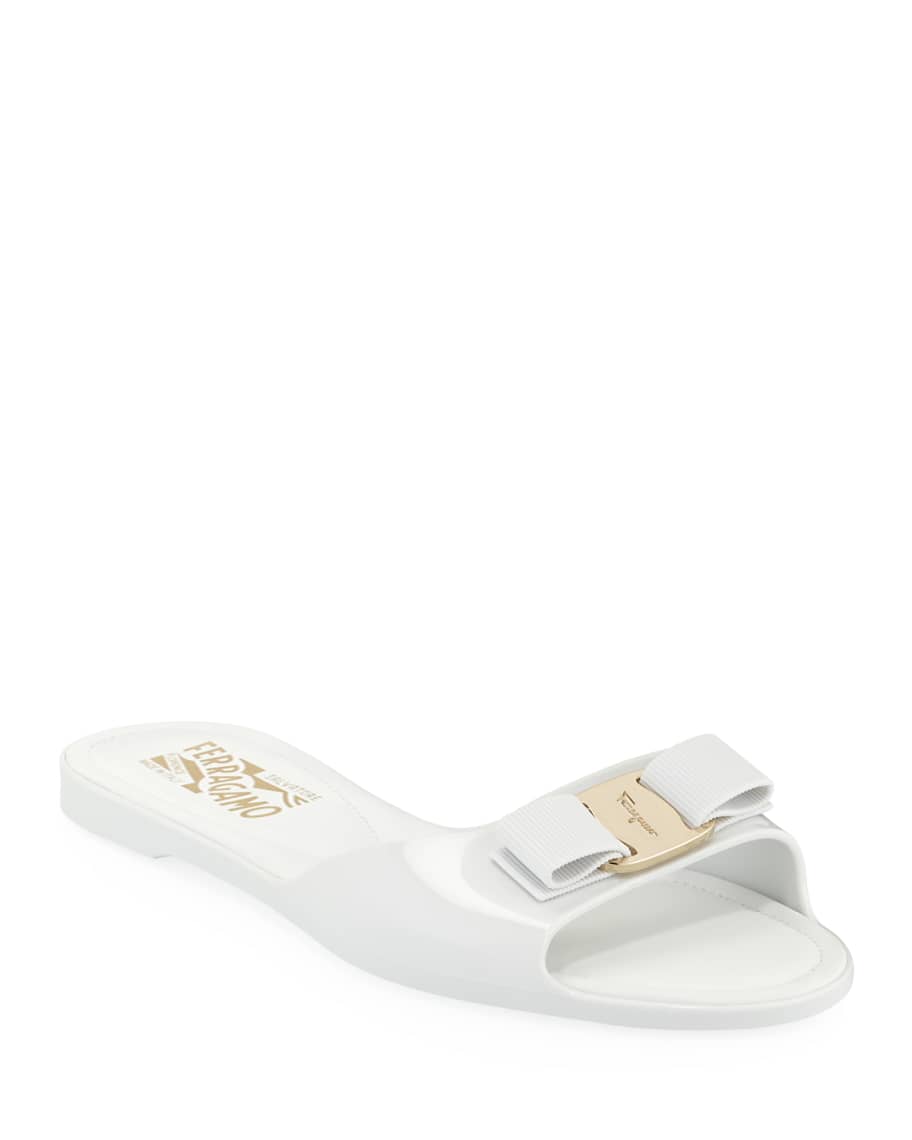 Salvatore ferragamo women's cirella slide sandals sales