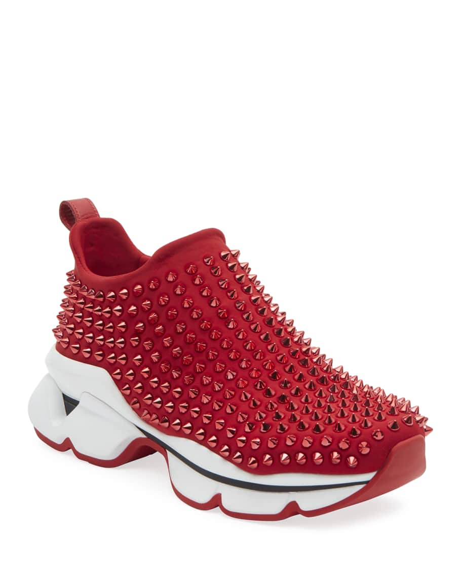 Spike Sock Donna Red Sole Sneakers