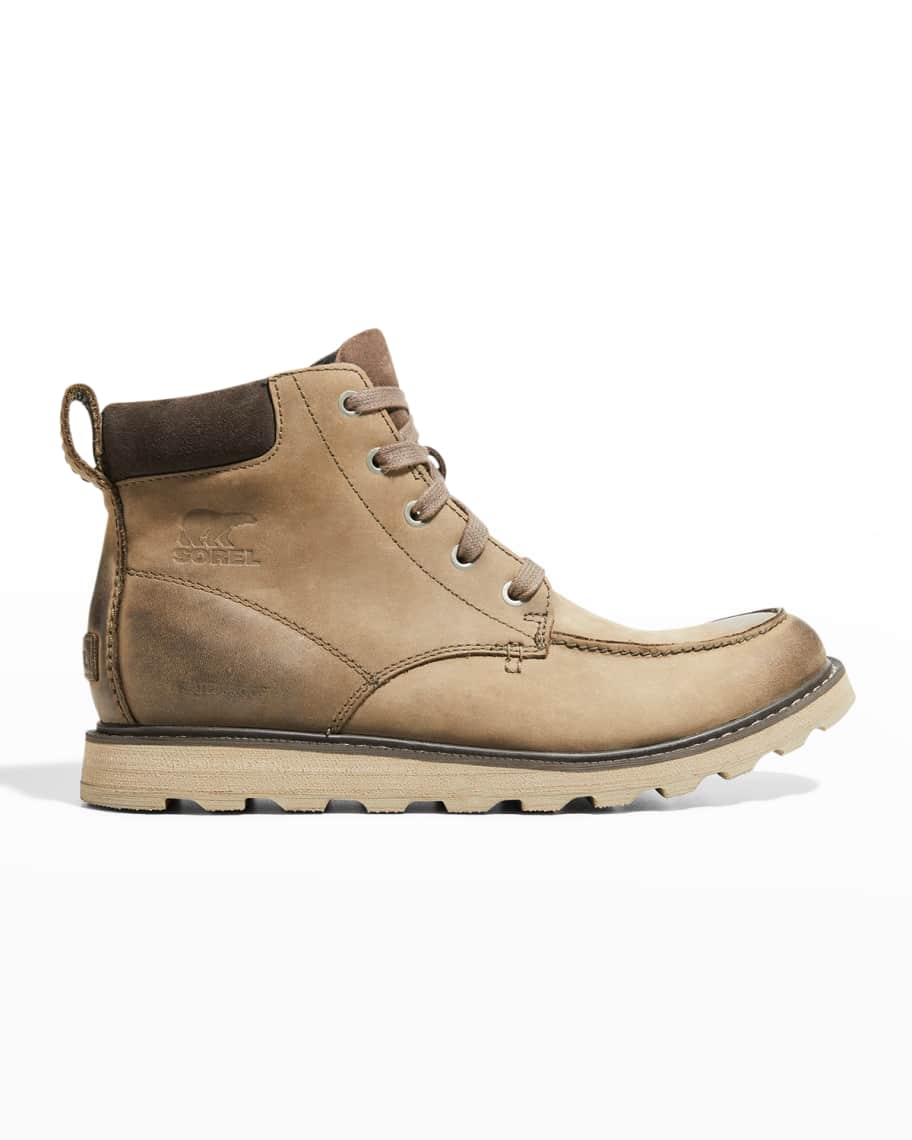 Sorel Men's Madson Moc-Toe Waterproof Leather Hiker Boots | Neiman Marcus