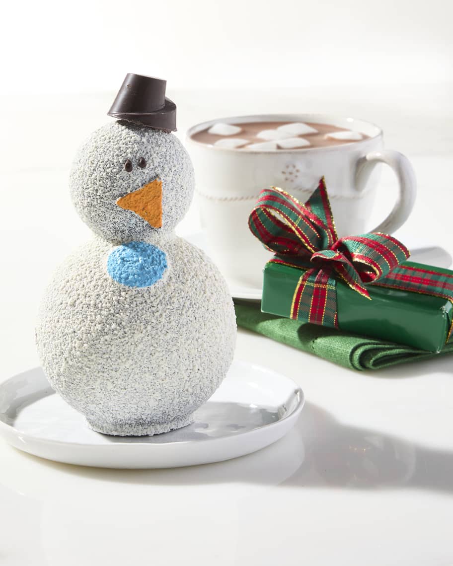 Kate Weiser Chocolate Carl the Drinking Chocolate Snowman Neiman Marcus